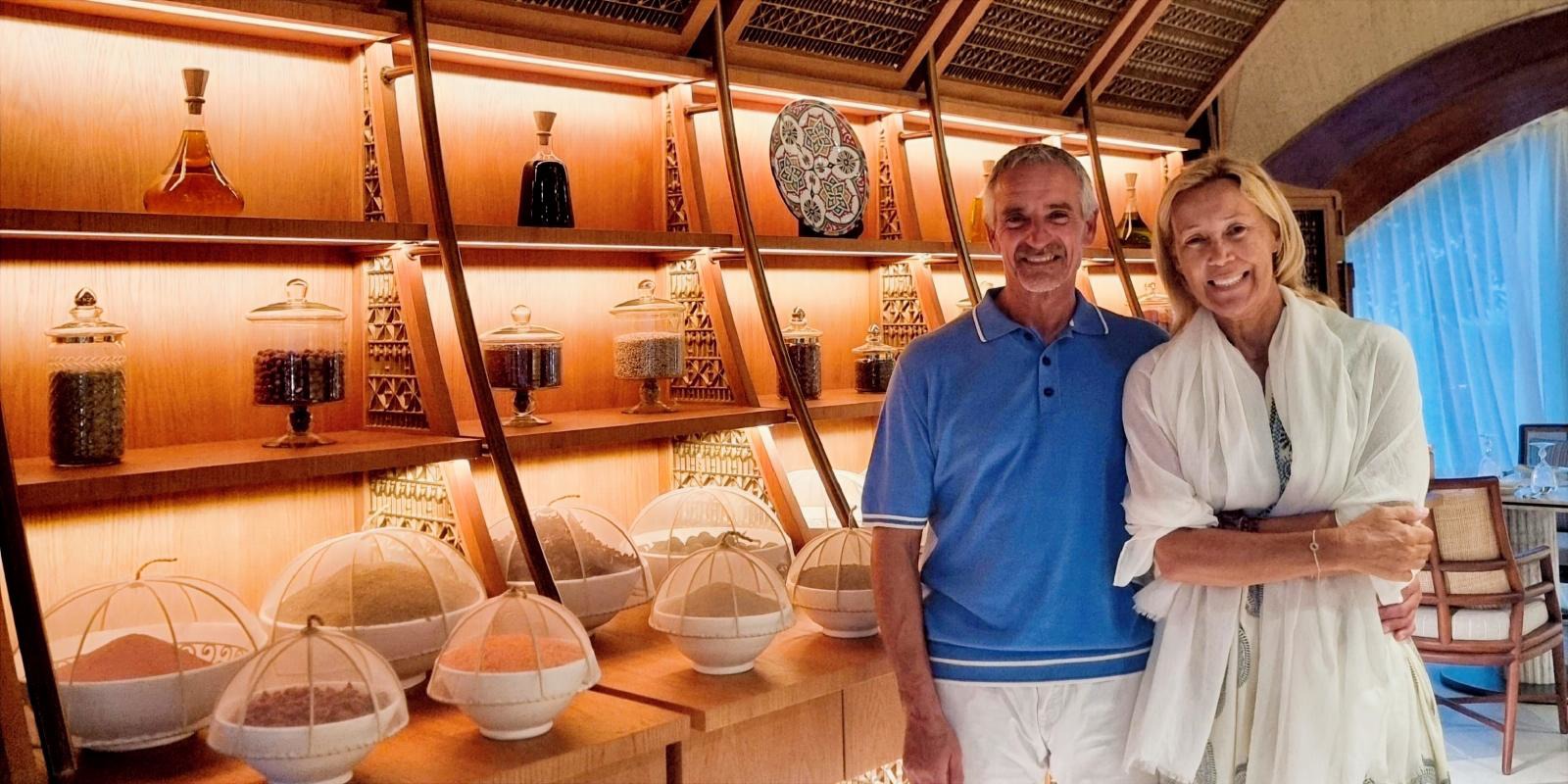 Ronald & Carla Enjoying One of Their Frequent Global Adventures, This Time at Nujuma in Saudi Arabia