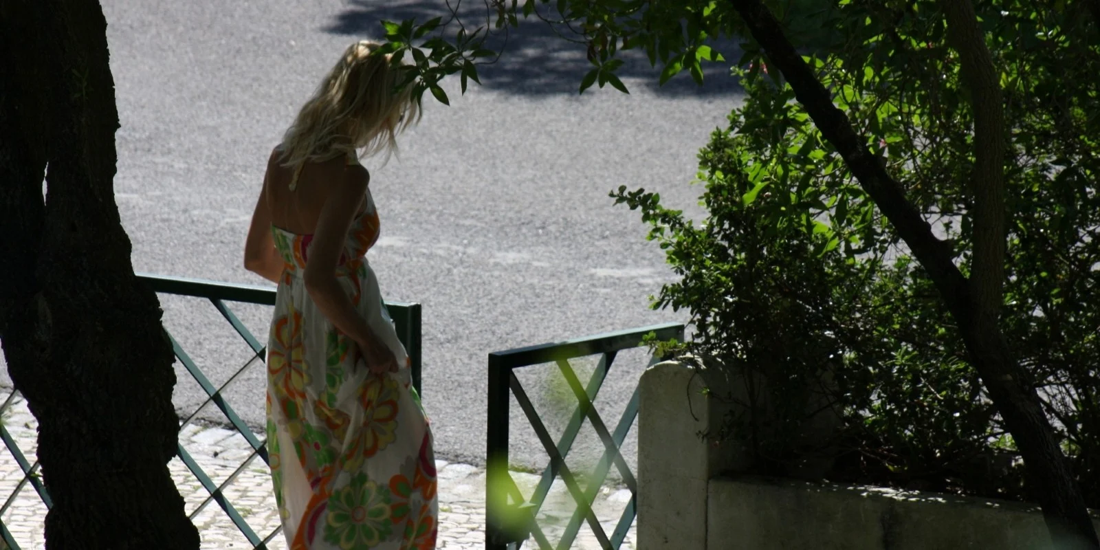 Carla Leaving The House In Sol Troia