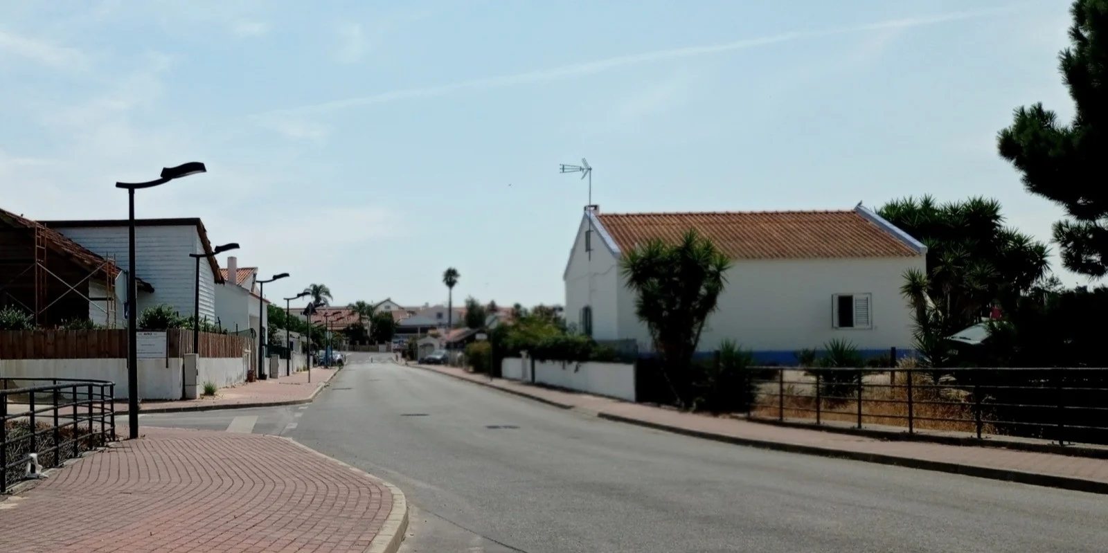 Carvalhal Beach Corridor Taken from the Dunes Towards The Enclave